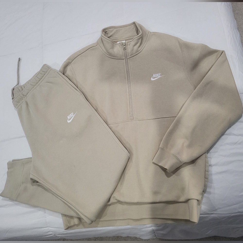 Nike Light Tan Sweatsuit